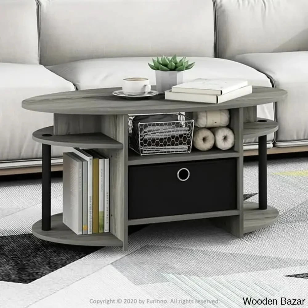 Lansling Coffee And Center Table French Oak Gray