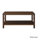 Larendaz Coffee And Center Table Dark Walnut