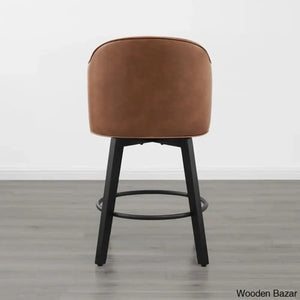 Lata Swivel Counter And Bar Stool With Back