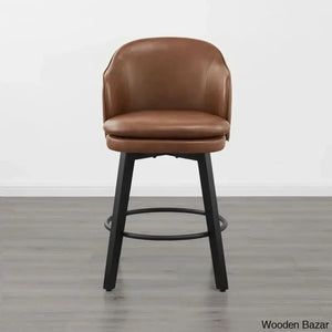 Lata Swivel Counter And Bar Stool With Back