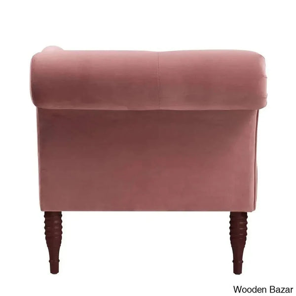 Leilani Right Arm Facing Chaise Lounge Sofa - Wooden Bazar