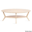 Lenovo Oval Coffee And Center Table For Living Room Natural