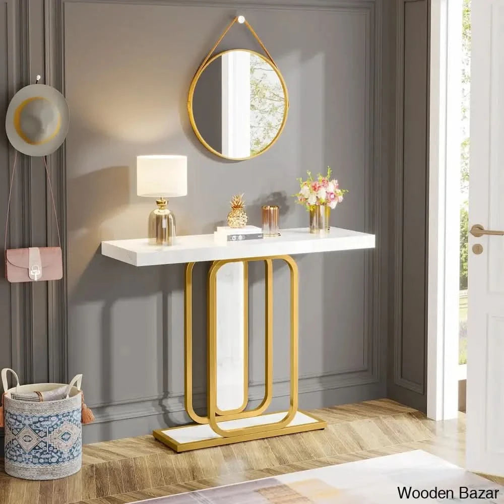 Wood Entryway Table