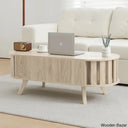 Lesagen Lift Top Coffee And Center Table With Hidden Storage Oak