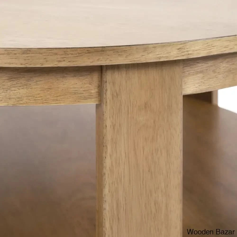Leti Coffee Table In Pine Wood Natural