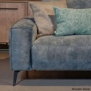 Lexman 3 + 2 Seater Sofa With Metal Accents Innovative Design For Modern Living