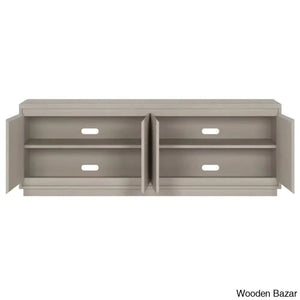 Linio Stylish Rattan Cabinet Media Console For Large Tv Set