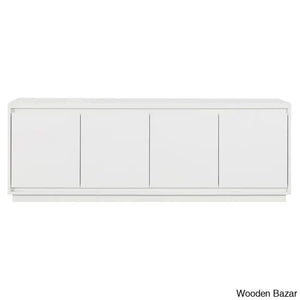 Linio Stylish Rattan Cabinet Media Console For Large Tv Set