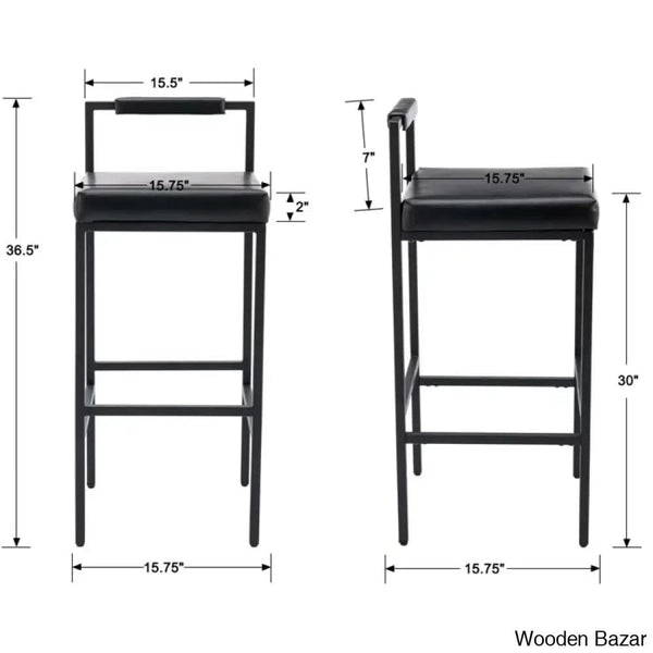 Lise Swivel Modern 30’’ Counter And Bar Stools Upholstered Height Barstools With Low Back Metal