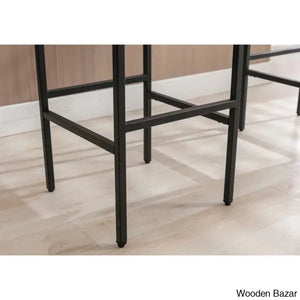 Lise Swivel Modern 30’’ Counter And Bar Stools Upholstered Height Barstools With Low Back Metal
