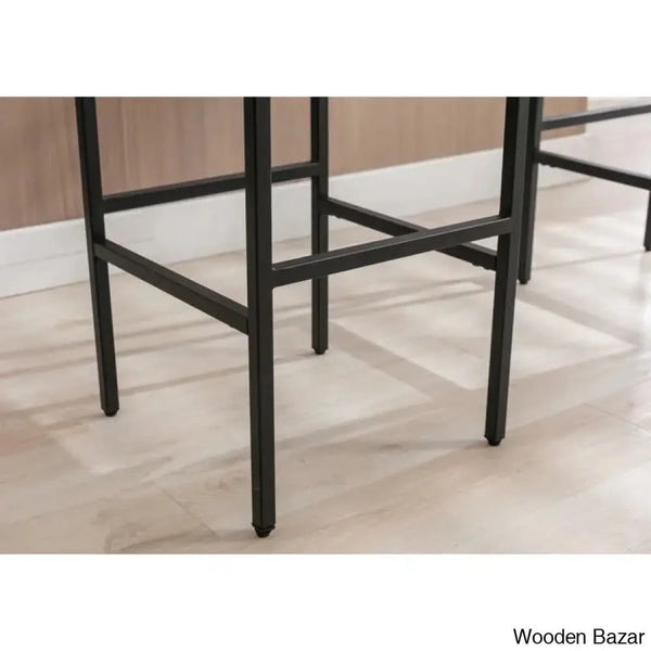 Lise Swivel Modern 30’’ Counter And Bar Stools Upholstered Height Barstools With Low Back Metal