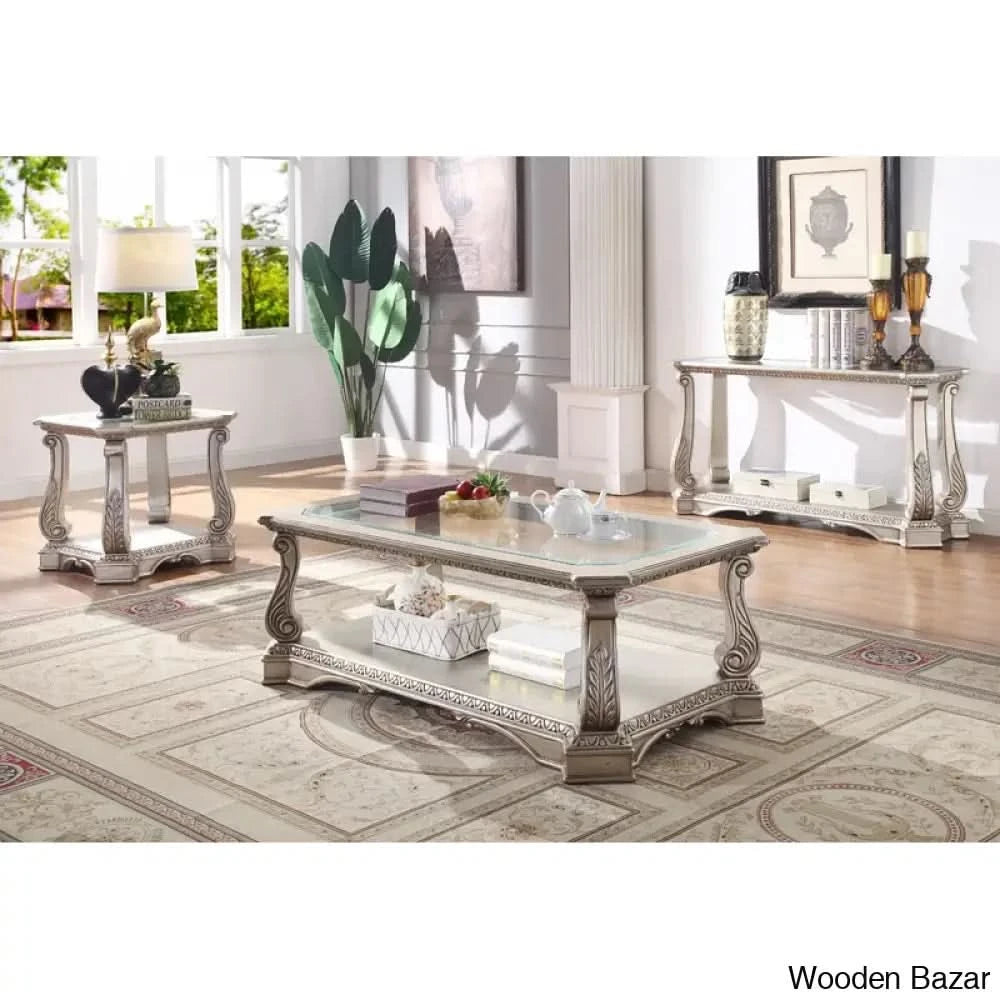 Glass Hallway Table