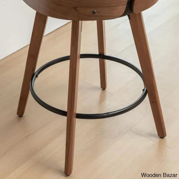 Ljubkaz Swivel 26’’ Counter And Bar Stool (Set Of 2)