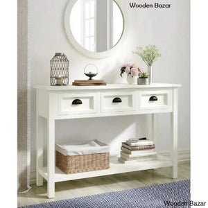 Wood Foyer Table