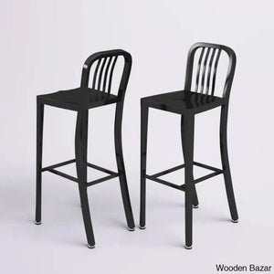 Logan Swivel Indoor/Outdoor Commercial Grade Metal Modern Counter And Bar Stools (Set Of 2) By