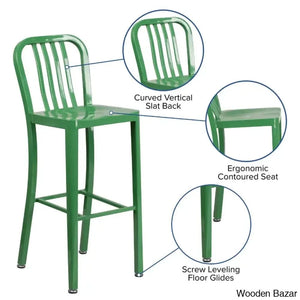 Logan Swivel Indoor/Outdoor Commercial Grade Metal Modern Counter And Bar Stools (Set Of 2) By