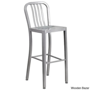 Logan Swivel Indoor/Outdoor Commercial Grade Metal Modern Counter And Bar Stools (Set Of 2) By