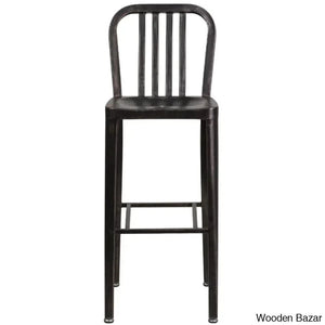 Logan Swivel Indoor/Outdoor Commercial Grade Metal Modern Counter And Bar Stools (Set Of 2) By