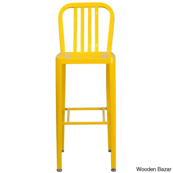 Logan Swivel Indoor/Outdoor Commercial Grade Metal Modern Counter And Bar Stools (Set Of 2) By