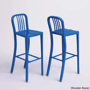 Logan Swivel Indoor/Outdoor Commercial Grade Metal Modern Counter And Bar Stools (Set Of 2) By
