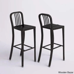 Logan Swivel Indoor/Outdoor Commercial Grade Metal Modern Counter And Bar Stools (Set Of 2) By