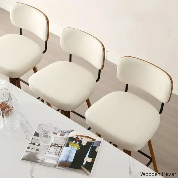 Loranzas Swivel Upholstered Counter & Bar Stool (Set Of 3)