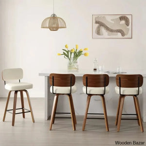 Loranzas Swivel Upholstered Counter & Bar Stool (Set Of 3)