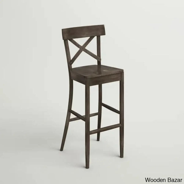 Loreleia Swivel Solid Wood Counter And Bar Stool