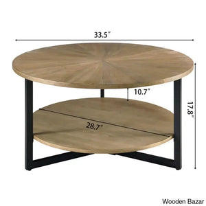 Loren Coffee Table With Storage And Center