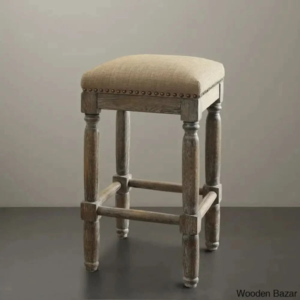 Lossetto Swivel Nailhead Counter & Bar Stool (Set Of 2)