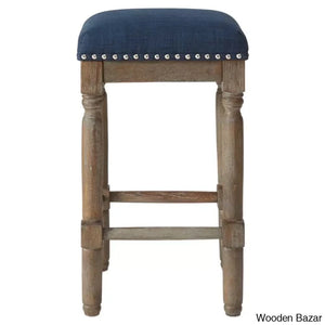 Lossetto Swivel Nailhead Counter & Bar Stool (Set Of 2)