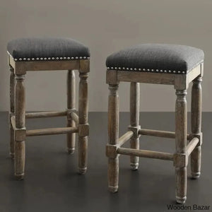 Lossetto Swivel Nailhead Counter & Bar Stool (Set Of 2)