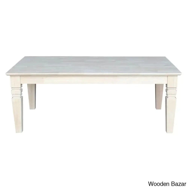 Lowellw Solid Wood Coffee And Center Table