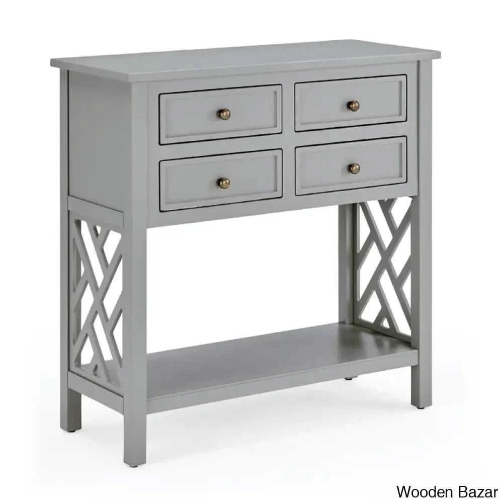 Wood Foyer Table