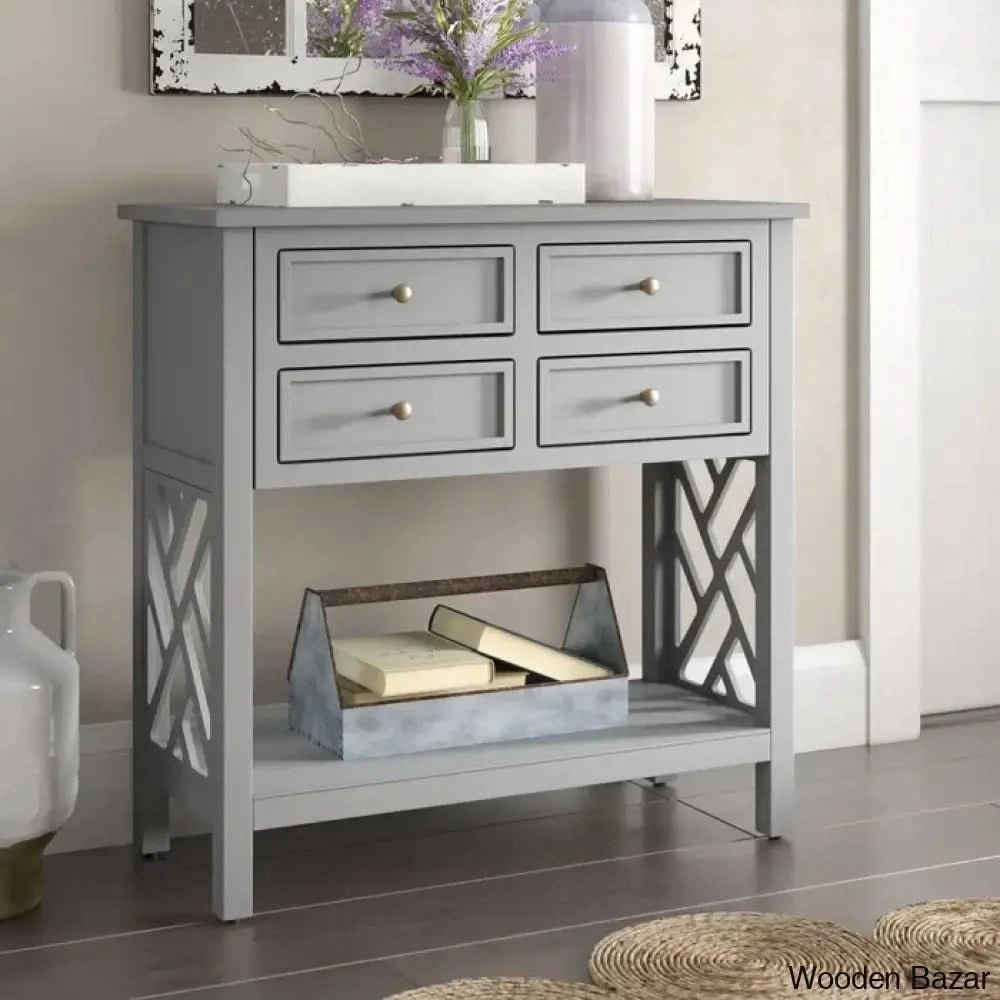 Wood Foyer Table