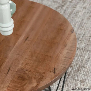 Lupi Solid Wood Top Coffee Table And Center Table