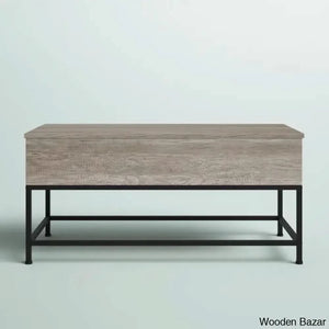 Lurdesy Lift Top Coffee And Center Table With Storage & Metal Legs