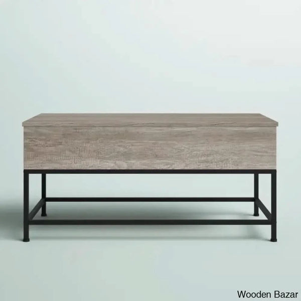 Lurdesy Lift Top Coffee And Center Table With Storage & Metal Legs