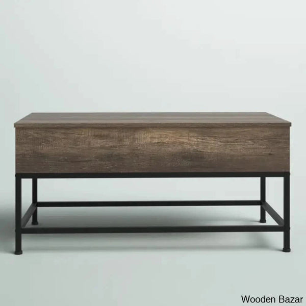 Lurdesy Lift Top Coffee And Center Table With Storage & Metal Legs