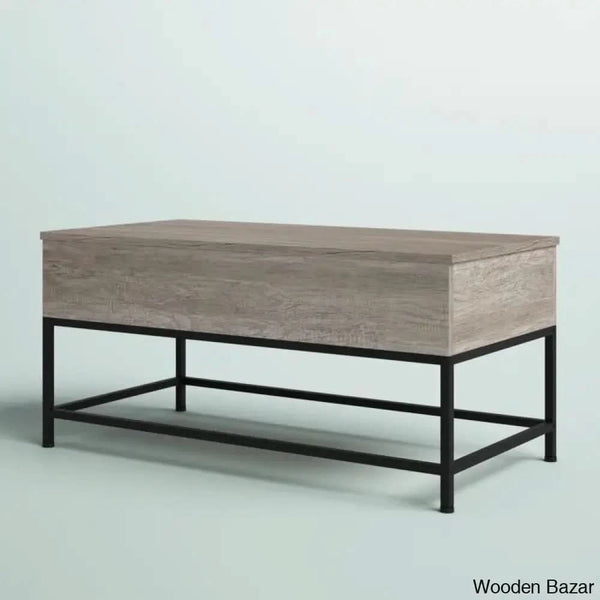 Lurdesy Lift Top Coffee And Center Table With Storage & Metal Legs