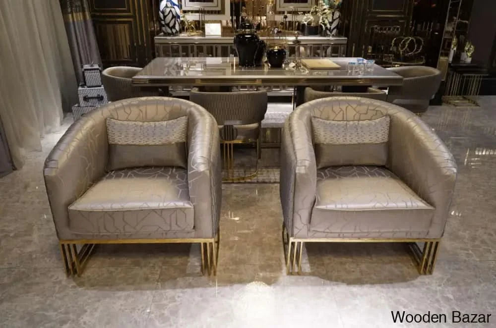 Luxury Sofa Set with Center Table