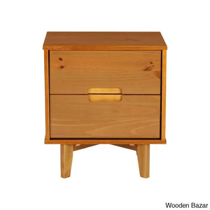 Bedside Table - Wooden Bazar