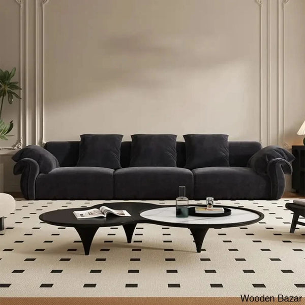 Marcheley 55.1’’ Modern Stylish Creative Stone Coffee And Center Table