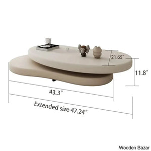 Maseik Extendable Solid Coffee And Center Table