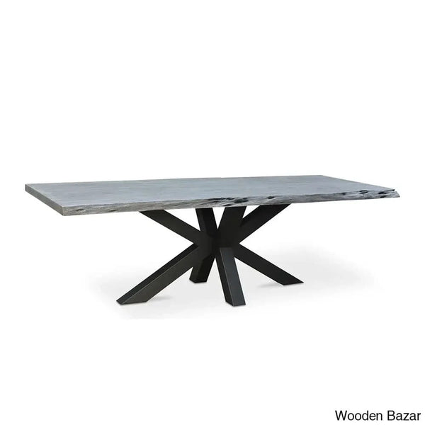 Mason Elegantly Crafted Live Edge Dining Table