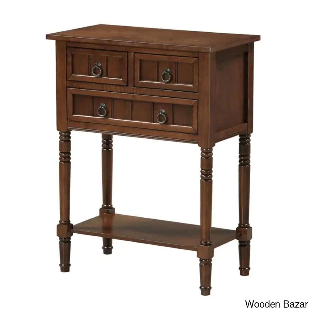 Small Wood Accent Table