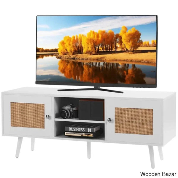 Media Console Cabinet For Large Tv’s Entertainment Center