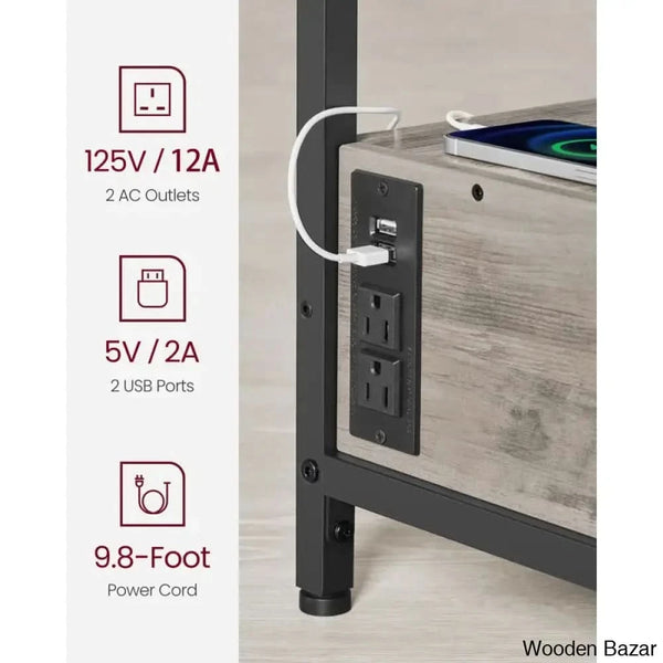 Meu Lift Top Coffee And Center Table With 2 Drawers Outlets