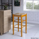 Miltonsburgz Swivel Bar & Counter Stool (Set Of 2)- Wooden Bazar Oak / (29.5’’ Seat Height)
