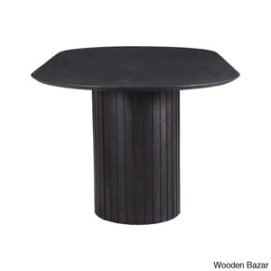 Moe Dining Table In Double Pedestal Elegance Crafted To Perfection